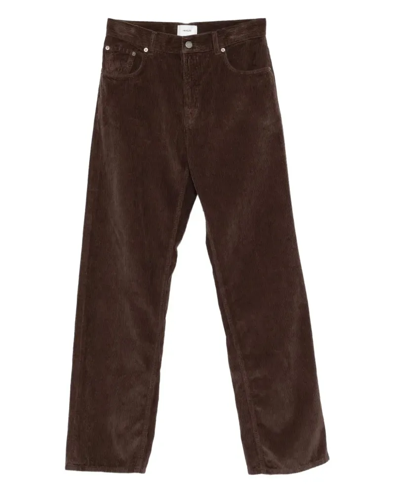 Haikure corduroy cotton trousers - Braun Braun