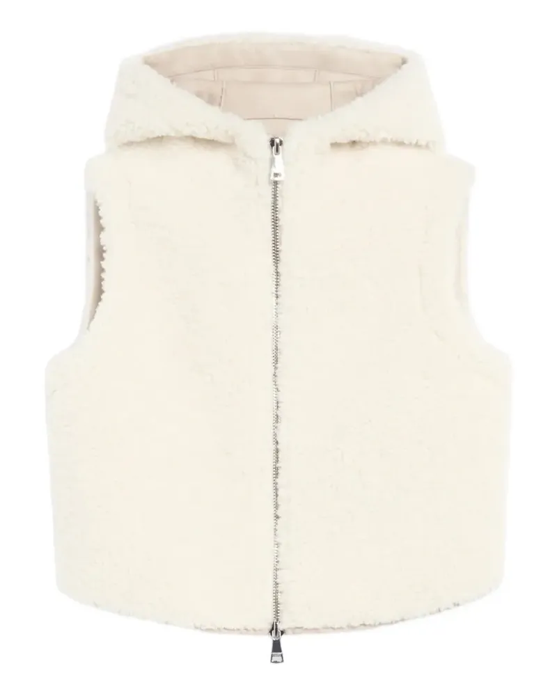 Ermanno Scervino reversible hooded gilet - Nude Nude