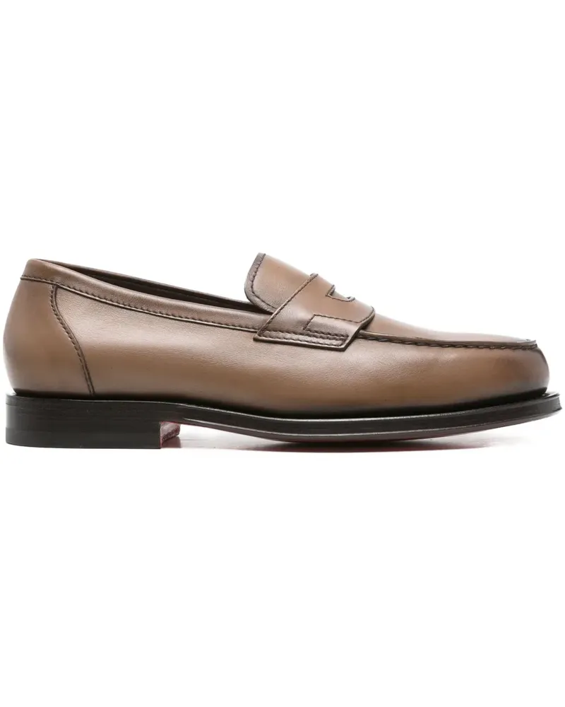 Santoni Klassische Penny-Loafer - Braun Braun