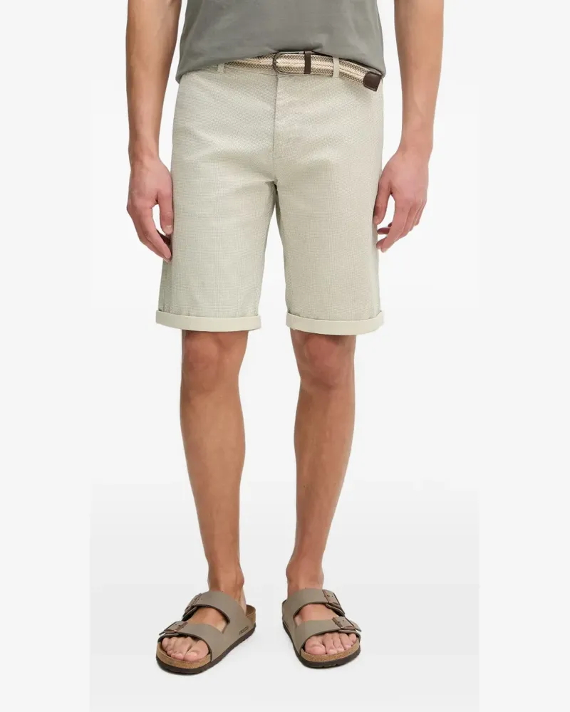 Lindbergh belted chino shorts - Nude Nude