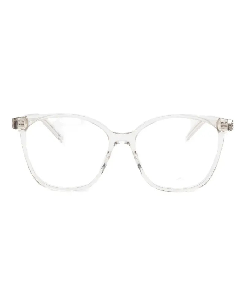 Saint Laurent Brille mit eckigem Gestell - Weiß Weiß