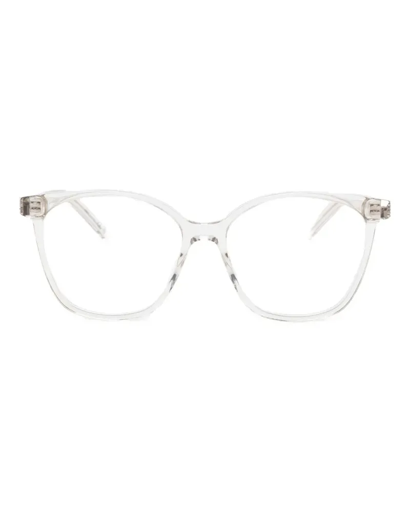 Saint Laurent Brille mit eckigem Gestell - Weiß Weiß