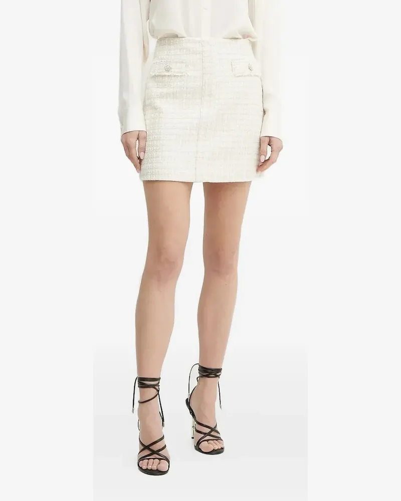 Guess Tweed-Minirock mit Perlen - Nude Nude