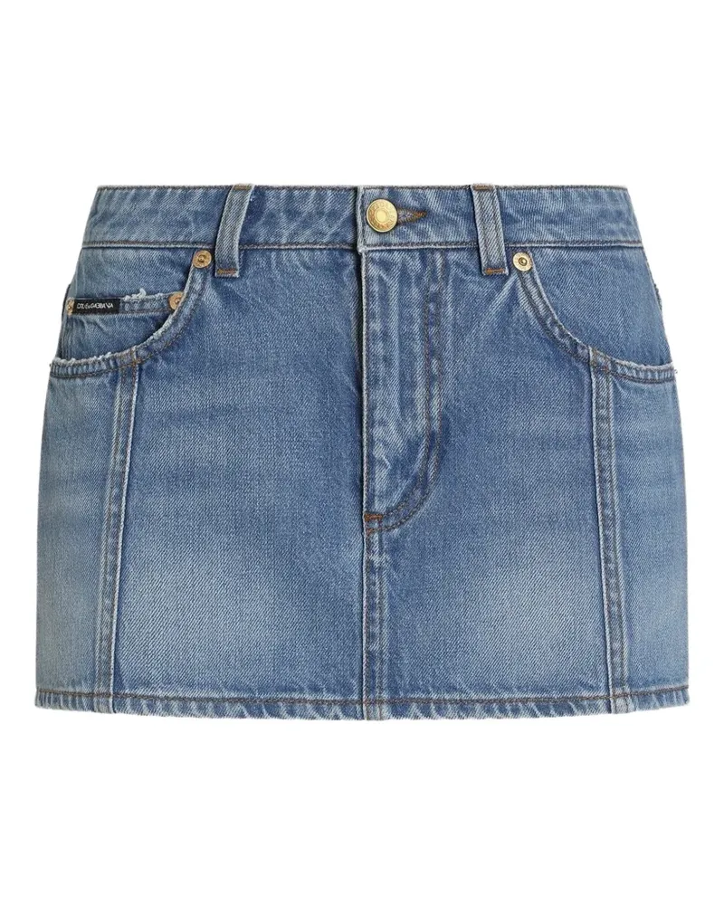 Dolce & Gabbana Klassischer Jeans-Minirock - Blau Blau