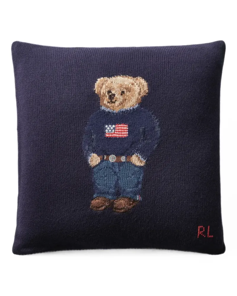 Ralph Lauren Home Polo Bear Kissen - Blau Blau