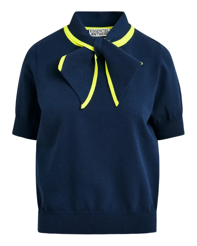 Essentiel Jonda short-sleeve top - Blau Blau