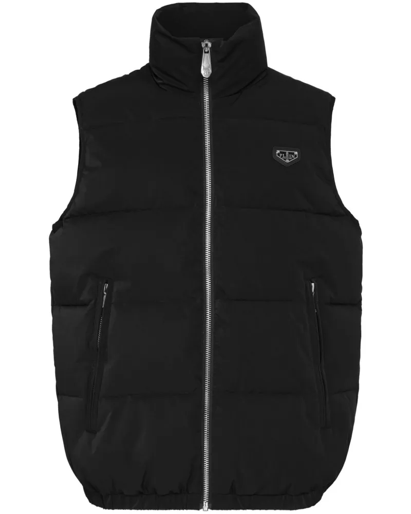 Philipp Plein Daunenweste - Schwarz Schwarz