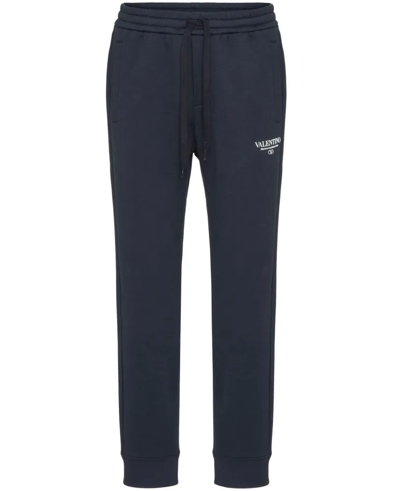 Valentino Garavani Jogginghose mit Logo-Print - Blau Blau