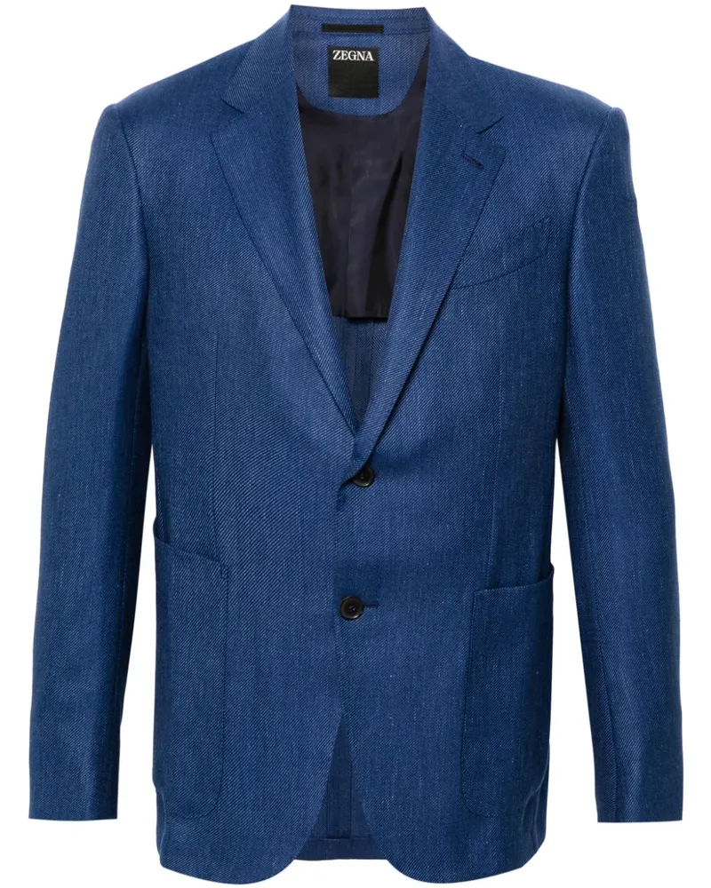 Ermenegildo Zegna Einreihiges Sakko - Blau Blau