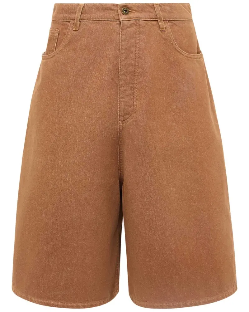 J.W.Anderson Jeans-Shorts mit weitem Bein - Braun Braun