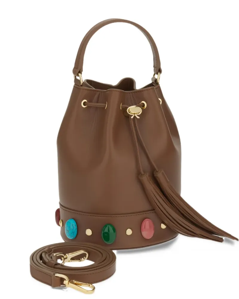 Gianvito Rossi Sienna Shanti Handtasche - Braun Braun