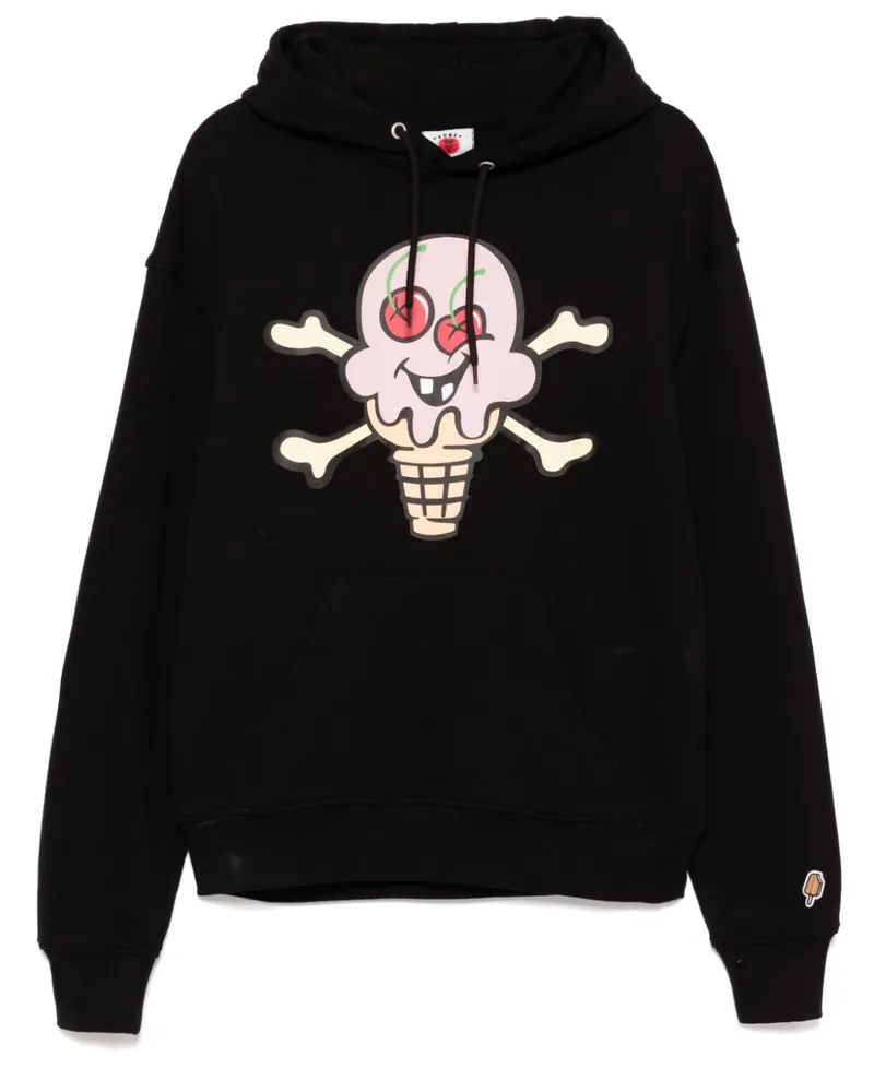 ICECREAM Hoodie mit Logo-Print - Schwarz Schwarz