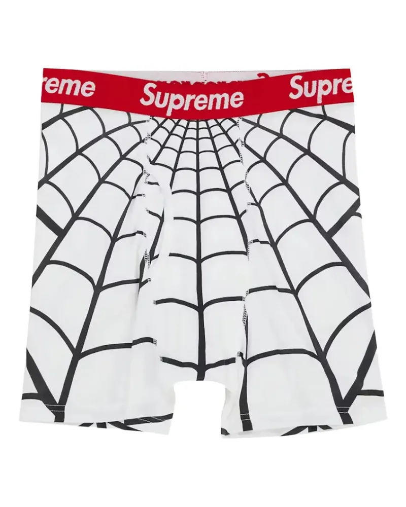 Supreme Being Spider-Man Hanes Boxershorts - Weiß Weiß