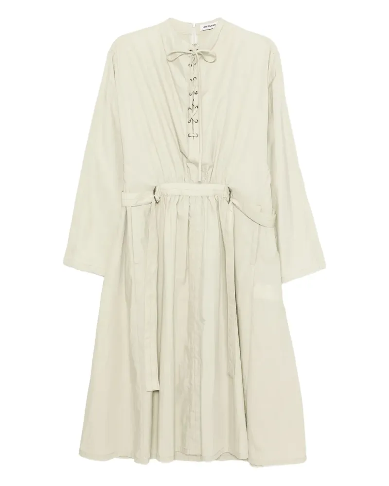 LOW CLASSIC Kleid mit Kordelzug - Grün Grün