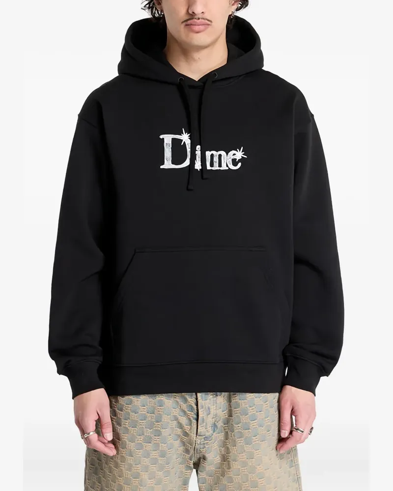 Dime Hoodie mit Logo-Stickerei - Schwarz Schwarz