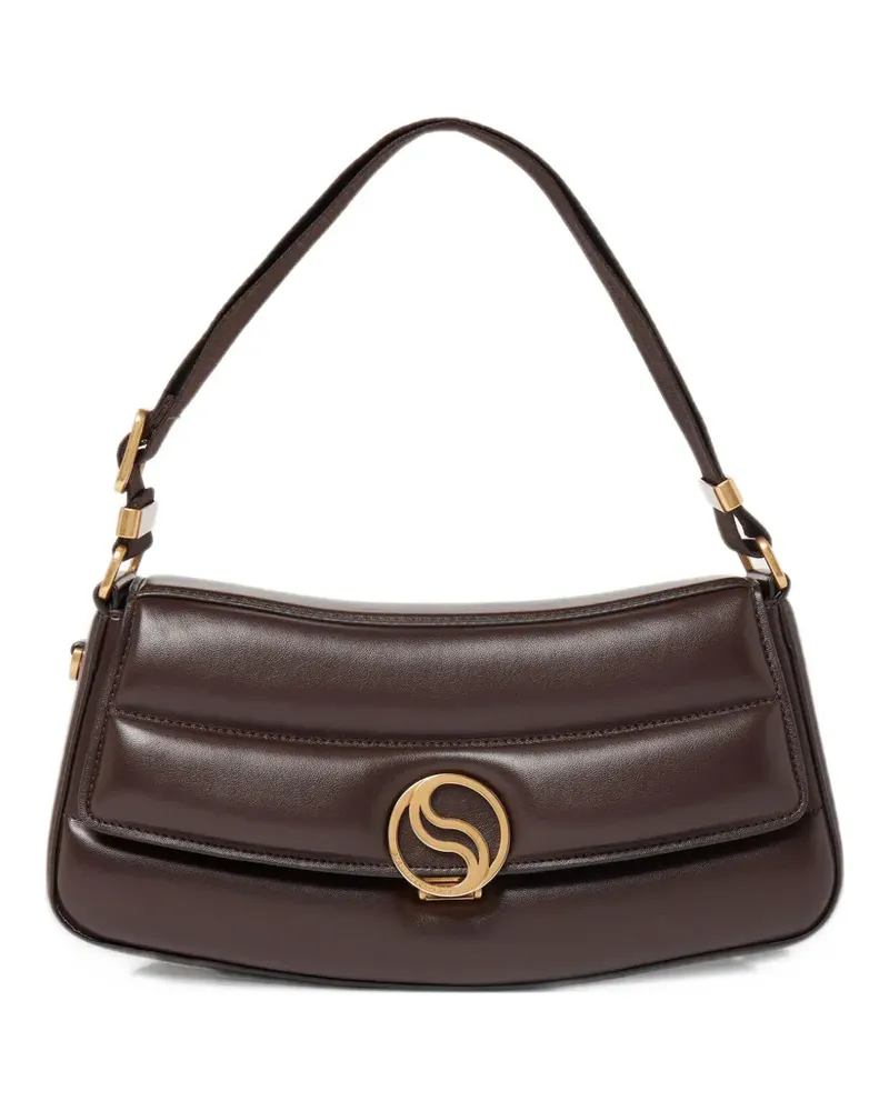 Stella McCartney Gesteppte S-Wave Schultertasche - Braun Braun