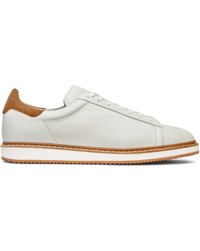 Brunello Cucinelli Sneakers mit Kontrastdetails - Weiß Weiß