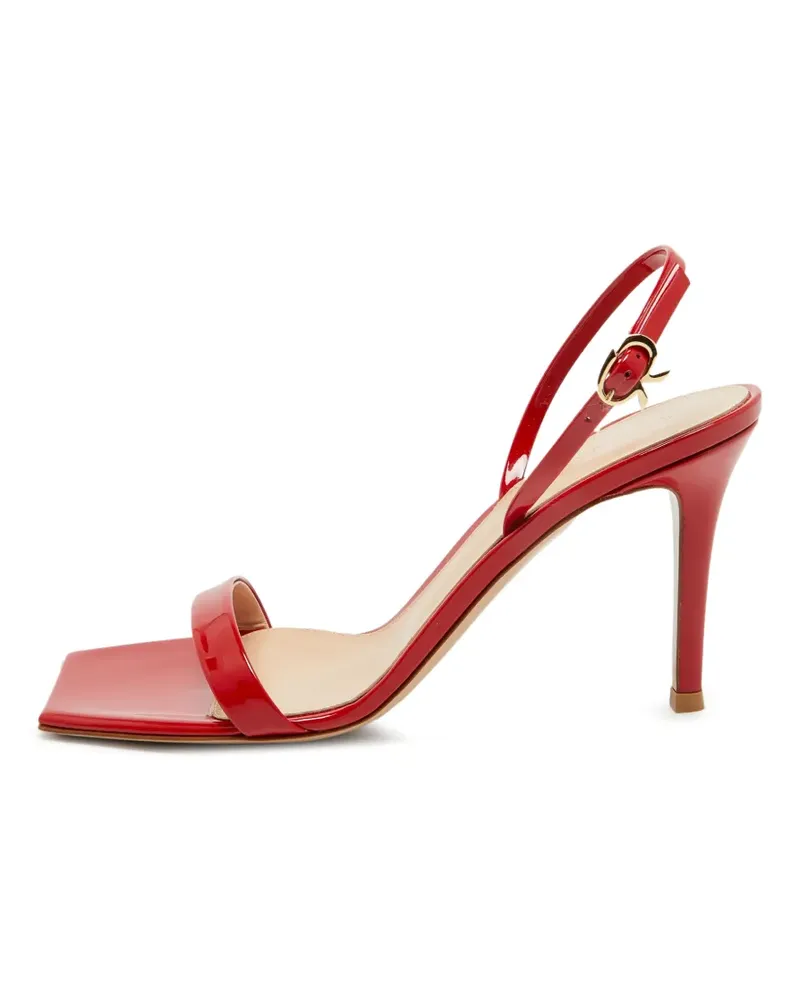Gianvito Rossi Ribbon Slingback-Sandalen - Rot Rot