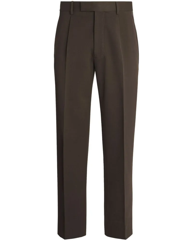Ermenegildo Zegna Plissierte Hose - Braun Braun