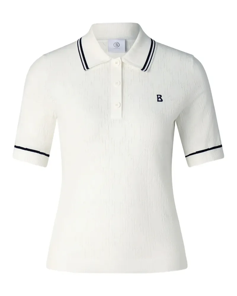 Bogner Mandy Poloshirt aus Pointelle-Strick - Nude Nude