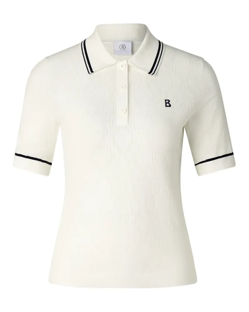 Bogner Mandy Poloshirt aus Pointelle-Strick - Nude Nude