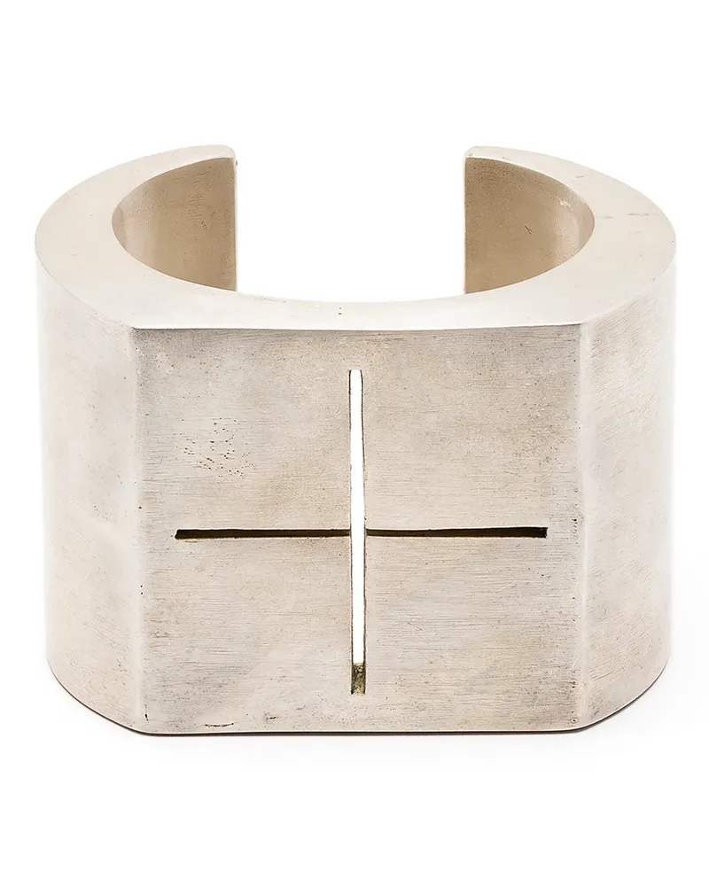 Parts Of Four Crescent Plane' Armspange - Silber Silber