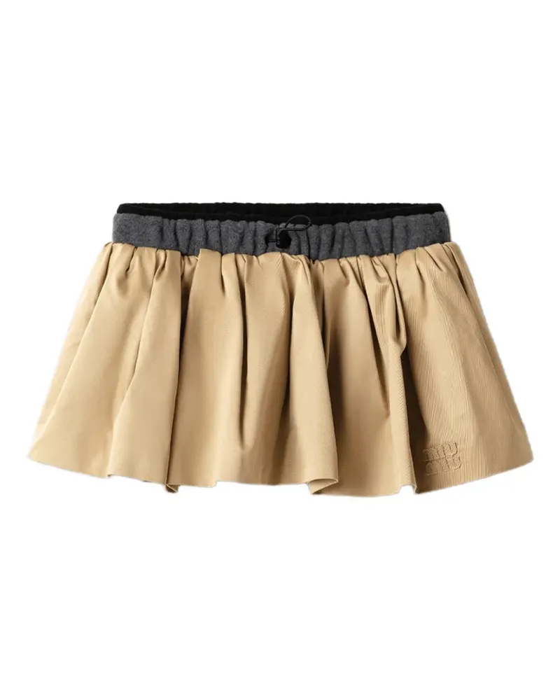 Miu Miu chino miniskirt - Nude Nude