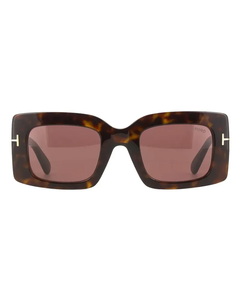 Tom Ford Brigitta rectangle-frame sunglasses - Braun Braun