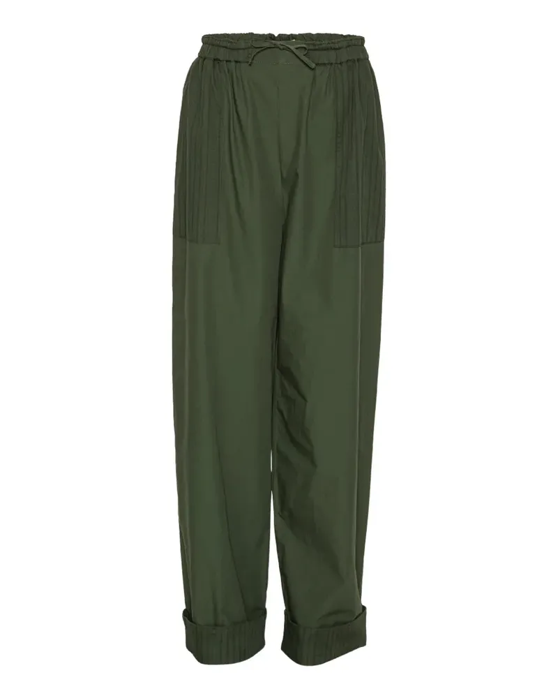 Henrik Vibskov Helmet pleated-panel trousers - Grün Grün