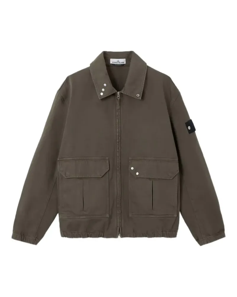 Stone Island denim coach jacket - Grün Grün