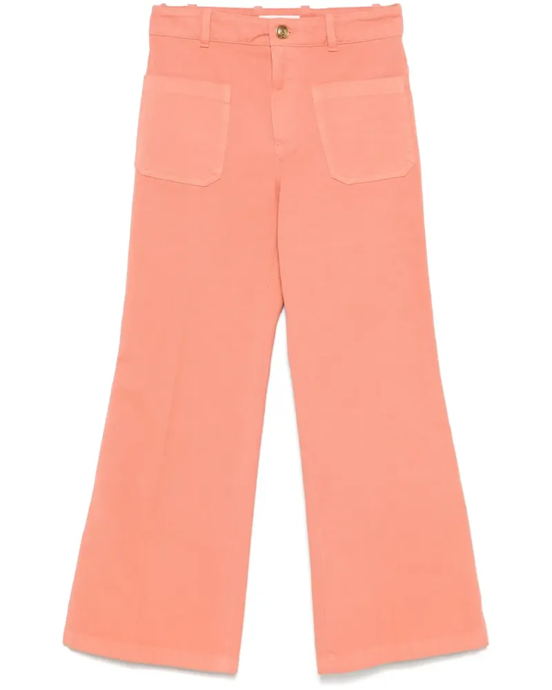 Chloé Cropped-Hose im Bootcut-Design - Orange Orange