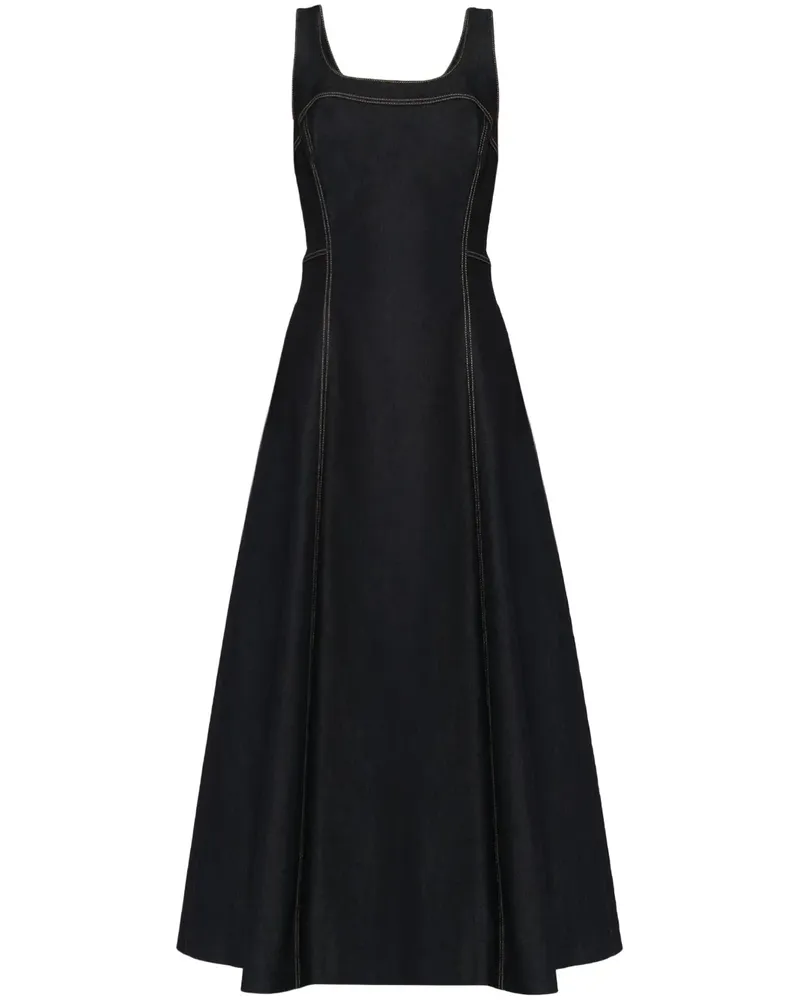 Adam Lippes Kleid aus Denim - Blau Blau