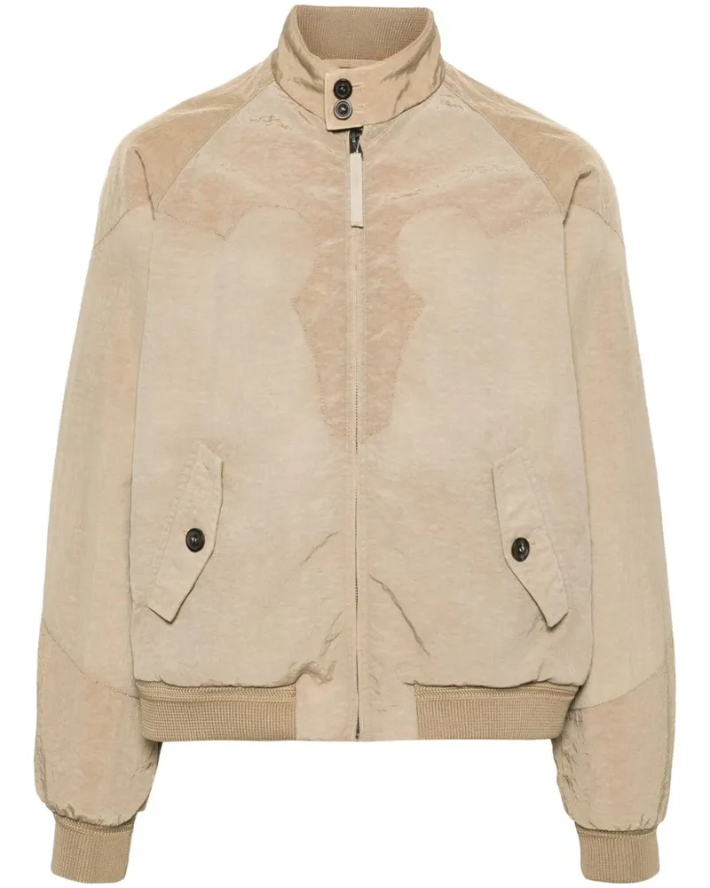 Maison Margiela Bomberjacke mit Ziernähten - Nude Nude