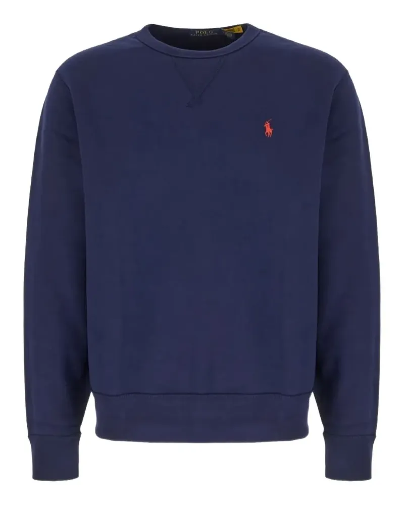 Ralph Lauren Sweatshirt mit Polo Pony - Blau Blau