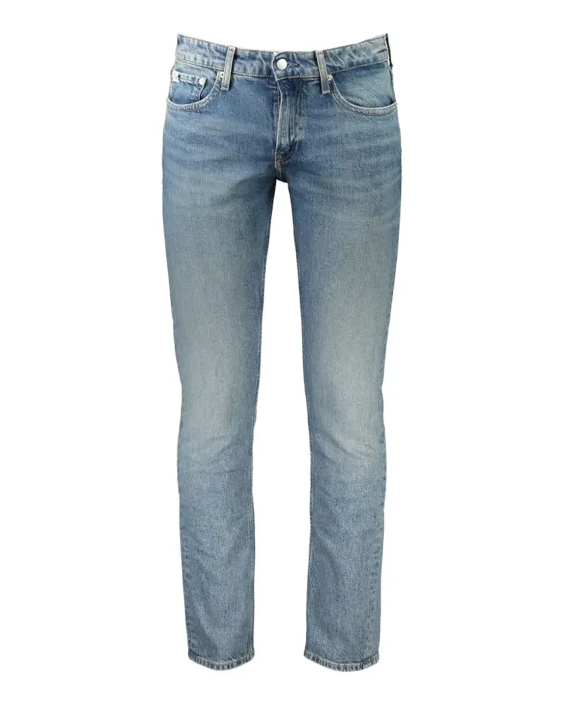 Calvin Klein faded straight-leg jeans - Blau Blau