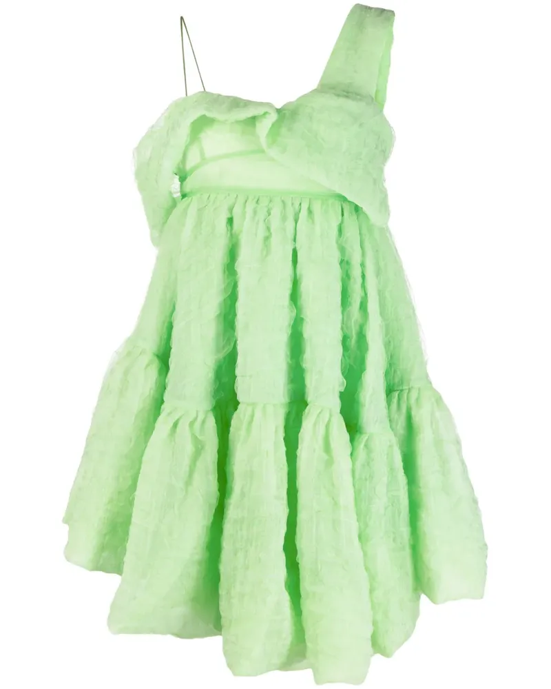 Cecilie Bahnsen Asymmetrisches Soon Kleid - Grün Grün