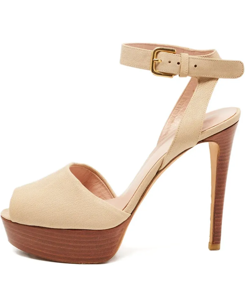 Stuart Weitzman Plateau-Sandalen 125mm - Nude Nude