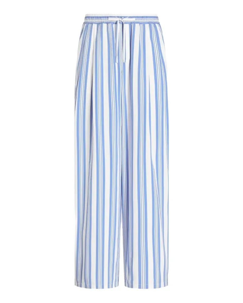 Dolce & Gabbana striped poplin vanity trousers - Blau Blau