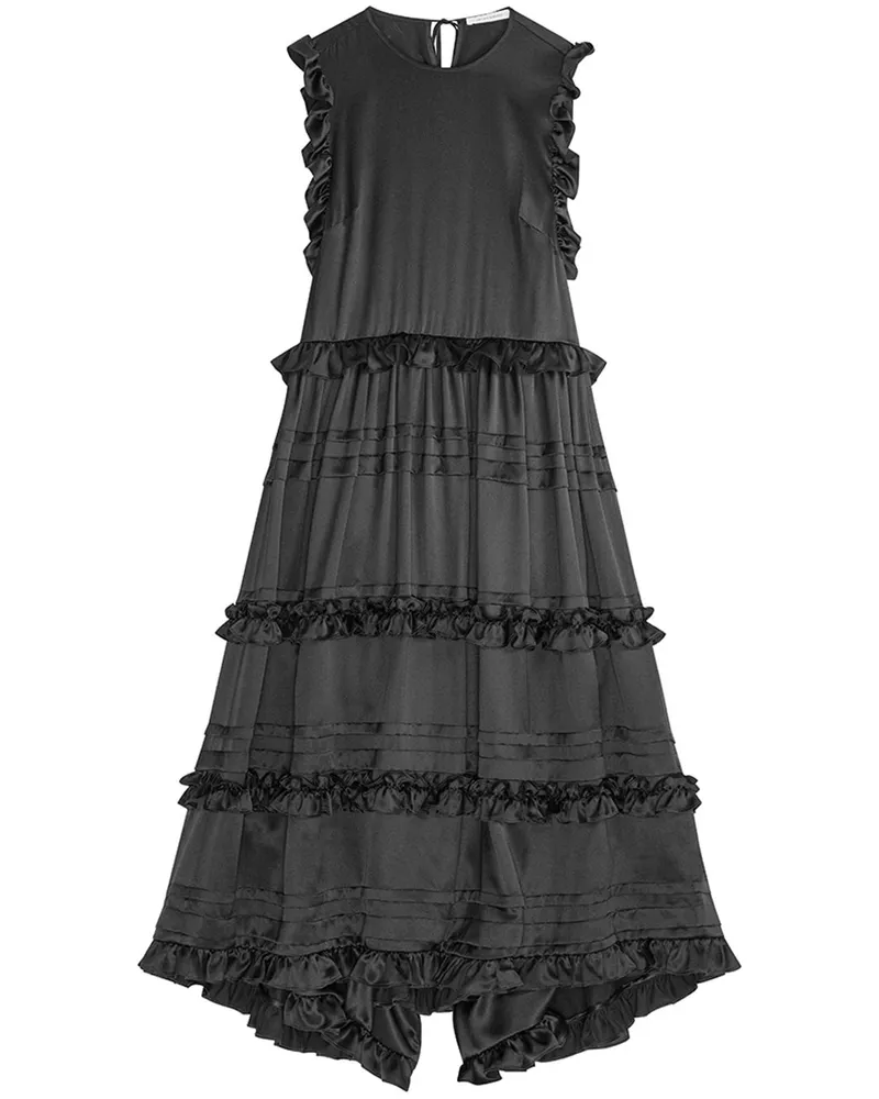 Cecilie Bahnsen Aileen Kleid - Schwarz Schwarz