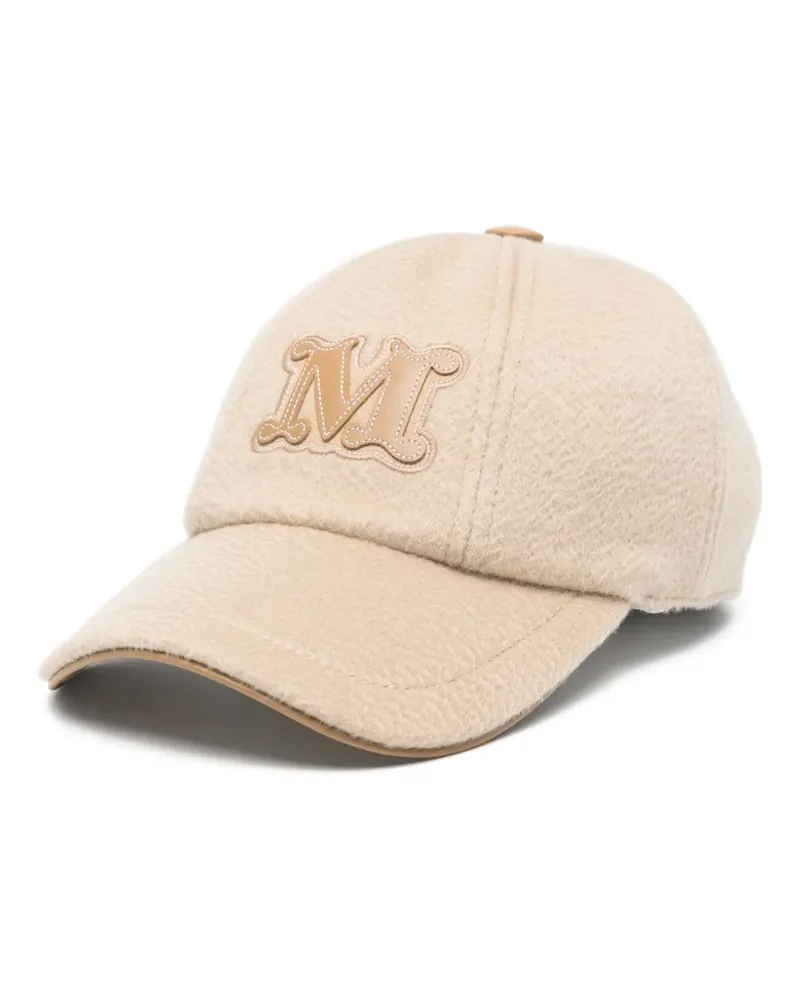 Max Mara applique baseball cap - Nude Nude