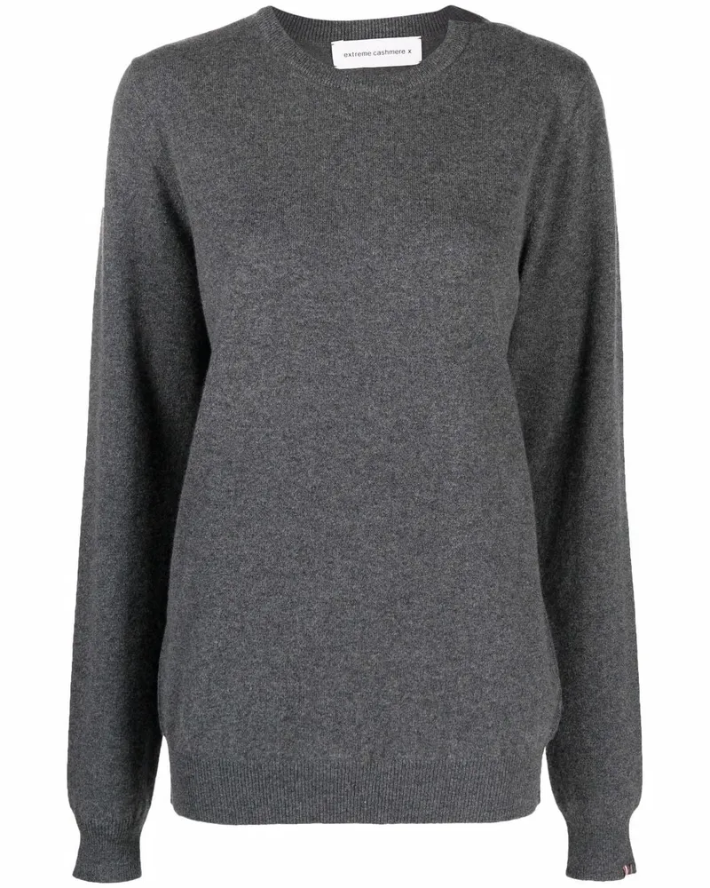 extreme cashmere Strickpullover mit Rundhalsausschnitt - Grau Grau