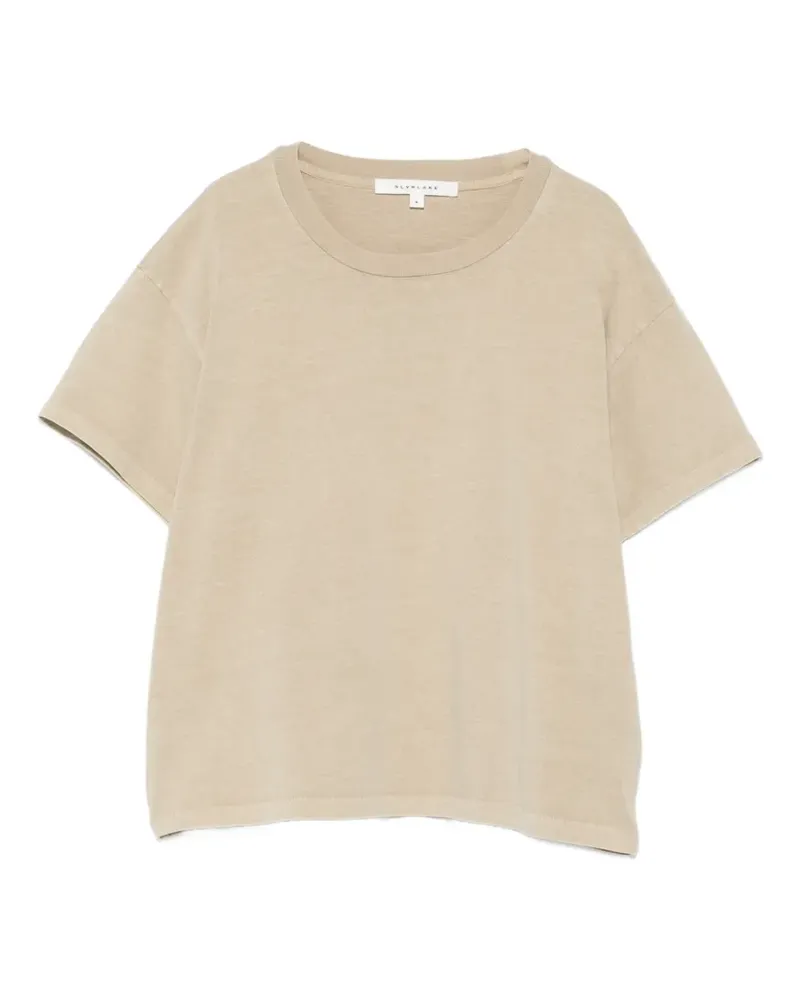 SLVRLAKE Square crew-neck T-shirt - Braun Braun