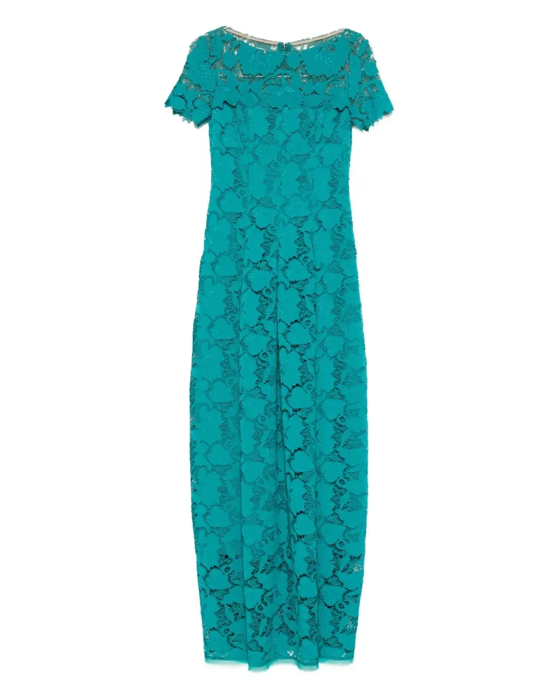 Talbot Runhof Kleid aus Spitze - Grau Grau
