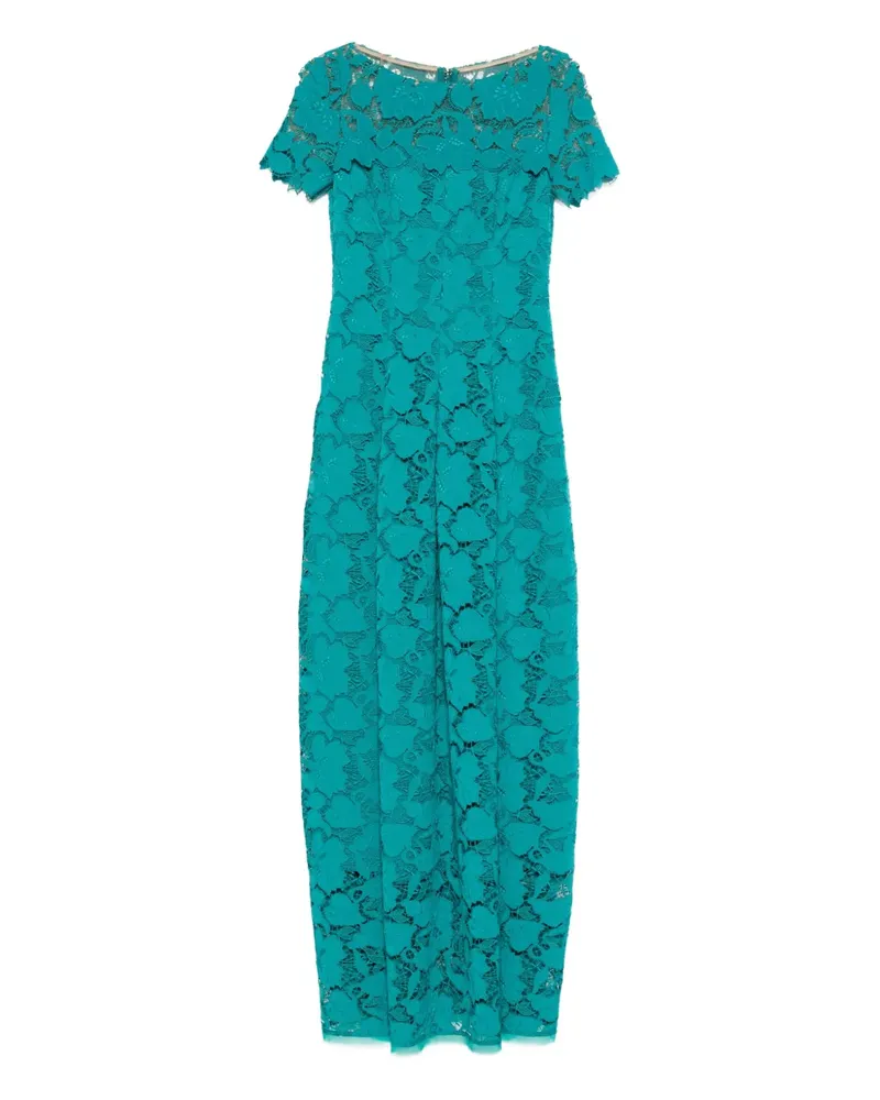 Talbot Runhof Kleid aus Spitze - Grau Grau