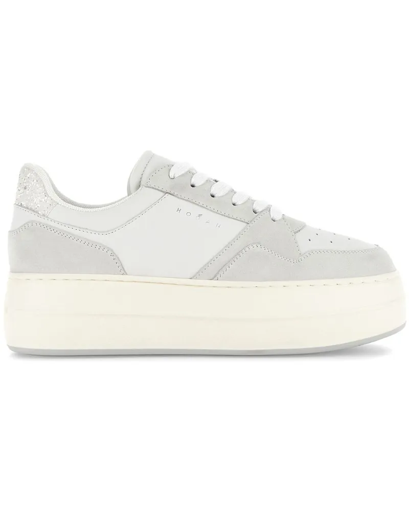 Hogan Flatform-Sneakers - Weiß Weiß