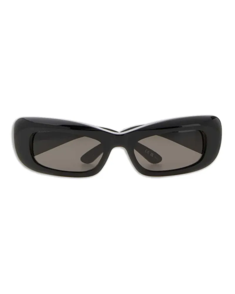 Balenciaga Diva rectangle-frame sunglasses - Schwarz Schwarz