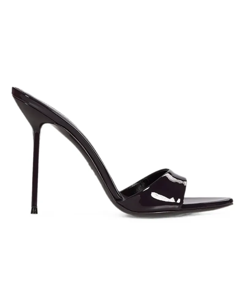 Paris Texas Lidia Mules mit Stiletto-Absatz in Lackoptik - Violett Violett