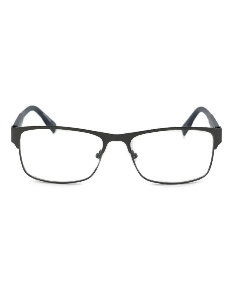 Lacoste Eckige Brille mit mattem Finish - Grau Grau