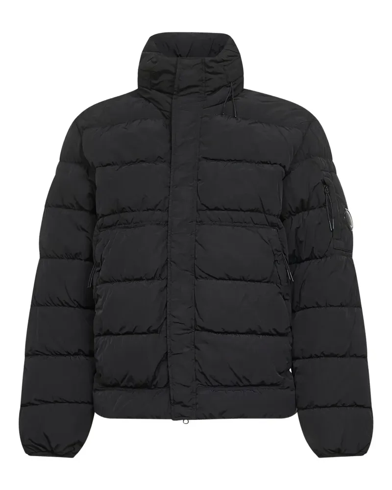 C.P. Company Wattierte Jacke mit Reißverschluss - Schwarz Schwarz