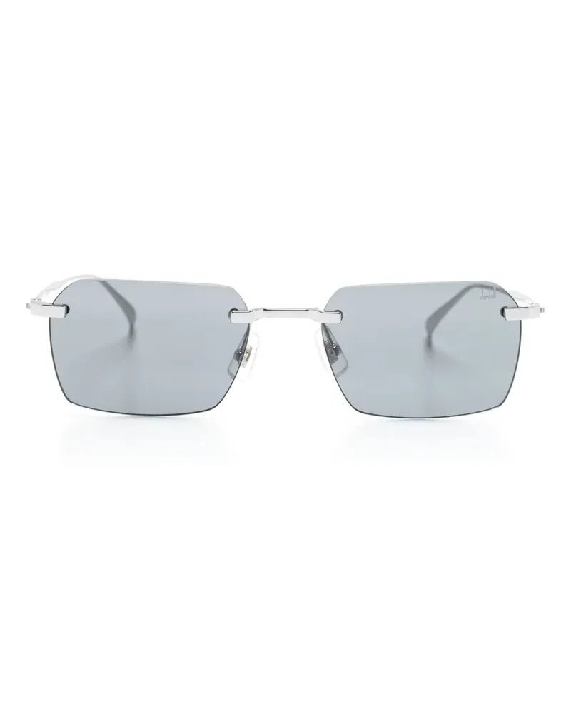 Dunhill Rahmenlose Sonnenbrille - Silber Silber